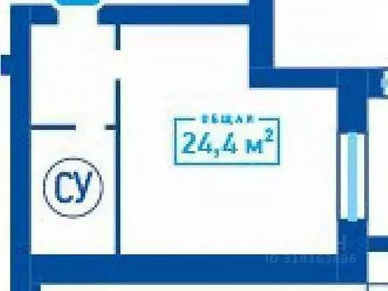 Студия Свердловская область, Екатеринбург ул. Бисертская, 36 (24.4 м) - Фото 0
