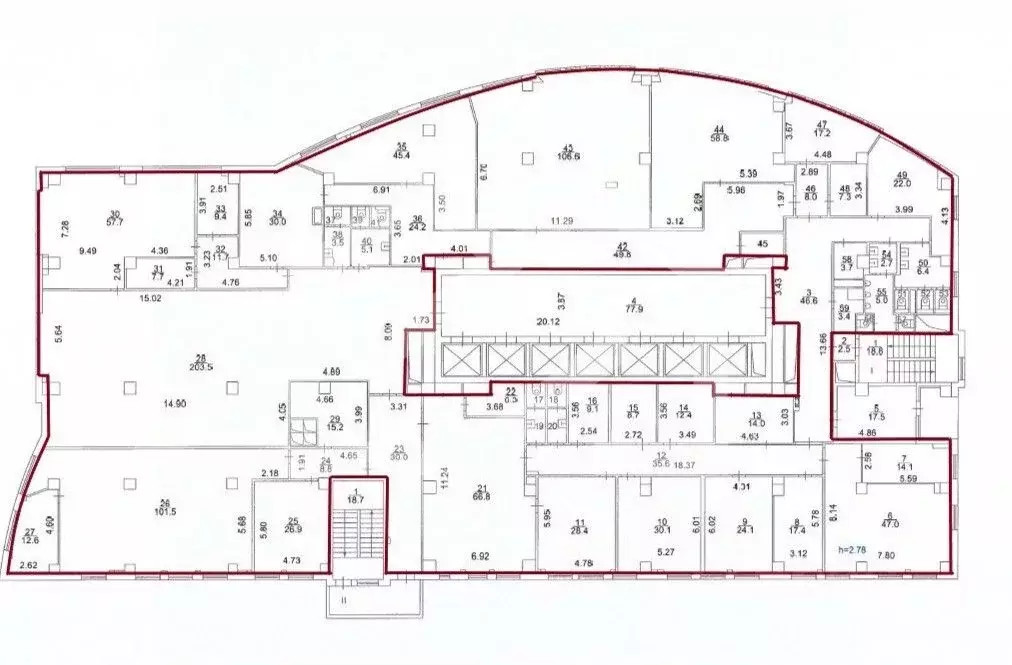 Помещение свободного назначения в Москва ул. Ивана Франко, 8 (1589 м) - Фото 2