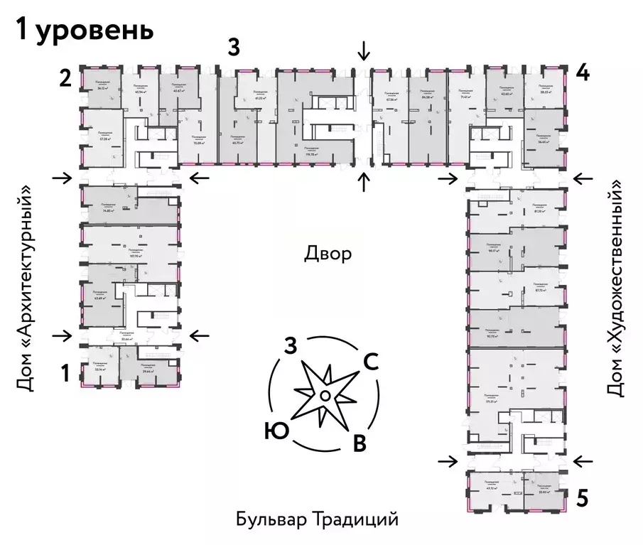 Торговая площадь в Тюменская область, Тюмень ул. Новоселов, 102 (44 м) - Фото 1