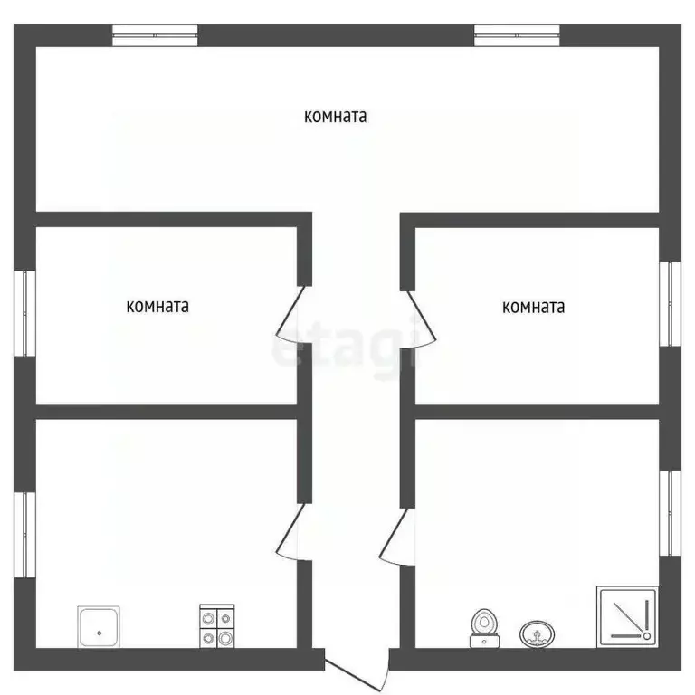 Дом в Ростовская область, Таганрог 19-й пер. (110 м) - Фото 2