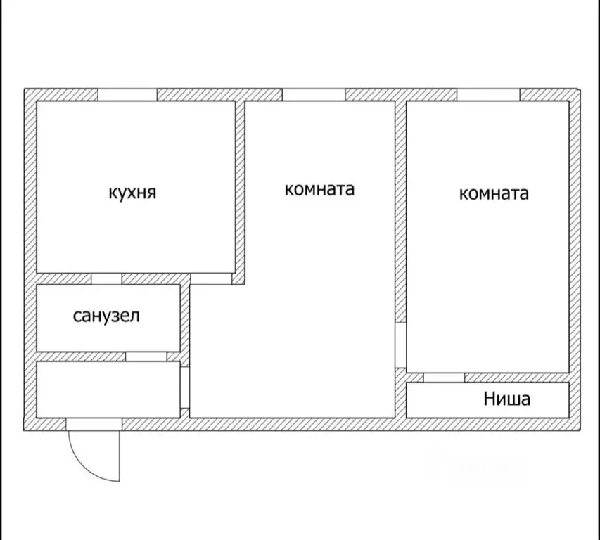 2-к кв. Свердловская область, Асбест ул. Победы, 12 (44.6 м) - Фото 2
