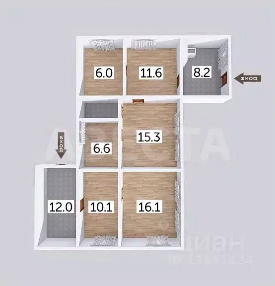 Дом в Омская область, Омск ул. 3-я Ленинградская (88 м) - Фото 2