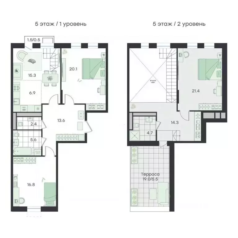 4-к кв. Московская область, Раменский муниципальный округ, Ильинский ... - Фото 1