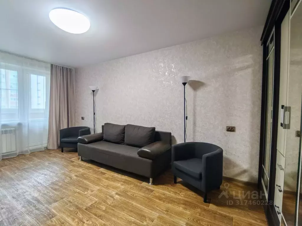 1-к кв. Липецкая область, Липецк Ангарская ул., 23 (32.0 м) - Фото 0
