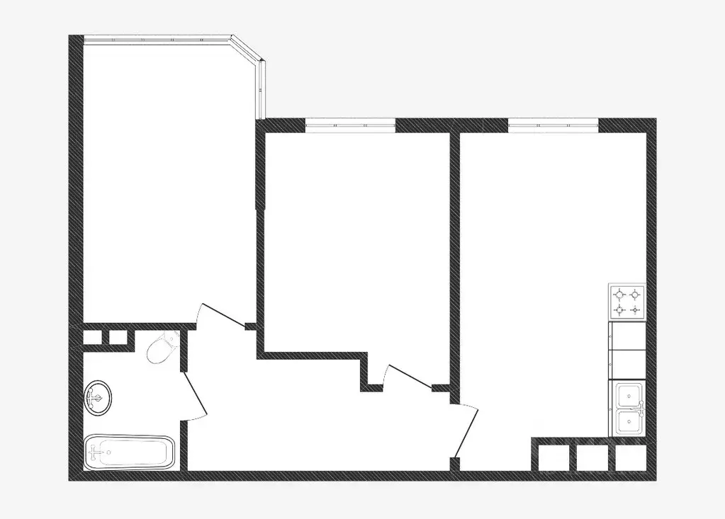 2-к кв. Краснодарский край, Анапа Анапское ш., 32к4 (52.6 м) - Фото 2