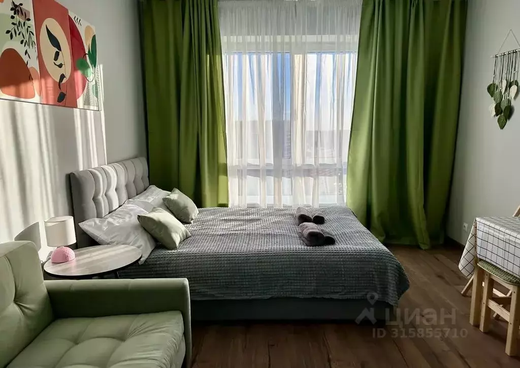 Студия Московская область, Одинцово ул. Березовая, 1 (25.0 м) - Фото 1