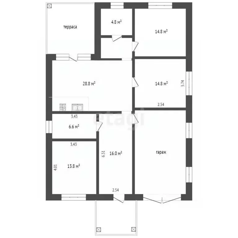 Дом в Тюменская область, Тюмень Метелева мкр,  (130 м) - Фото 2