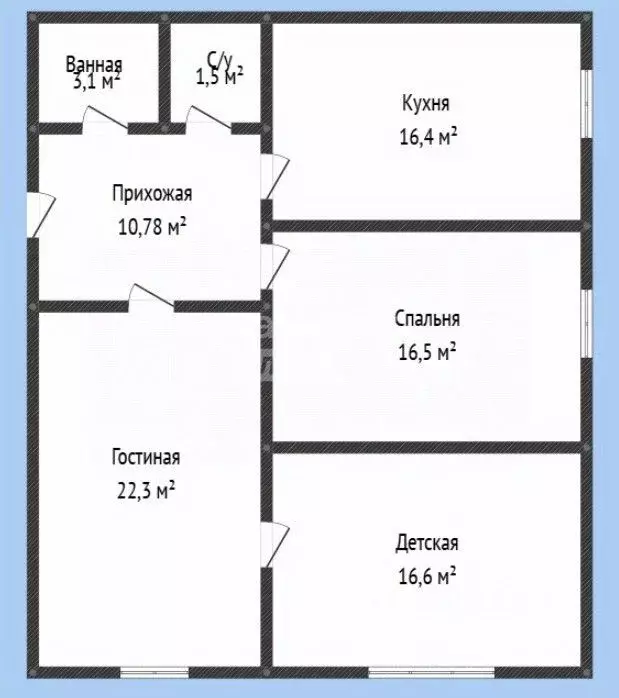 3-к кв. Дагестан, Махачкала просп. Али-Гаджи Акушинского, 337 (88.5 м) - Фото 2