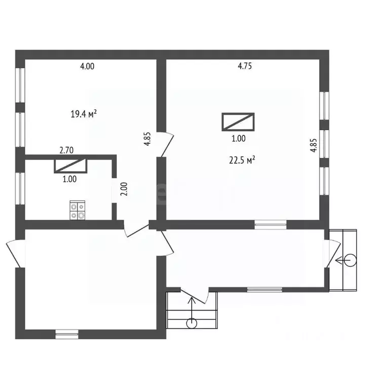 Дом в Мордовия, Саранск городской округ, с. Куликовка ул. Чапаева, 92 ... - Фото 2