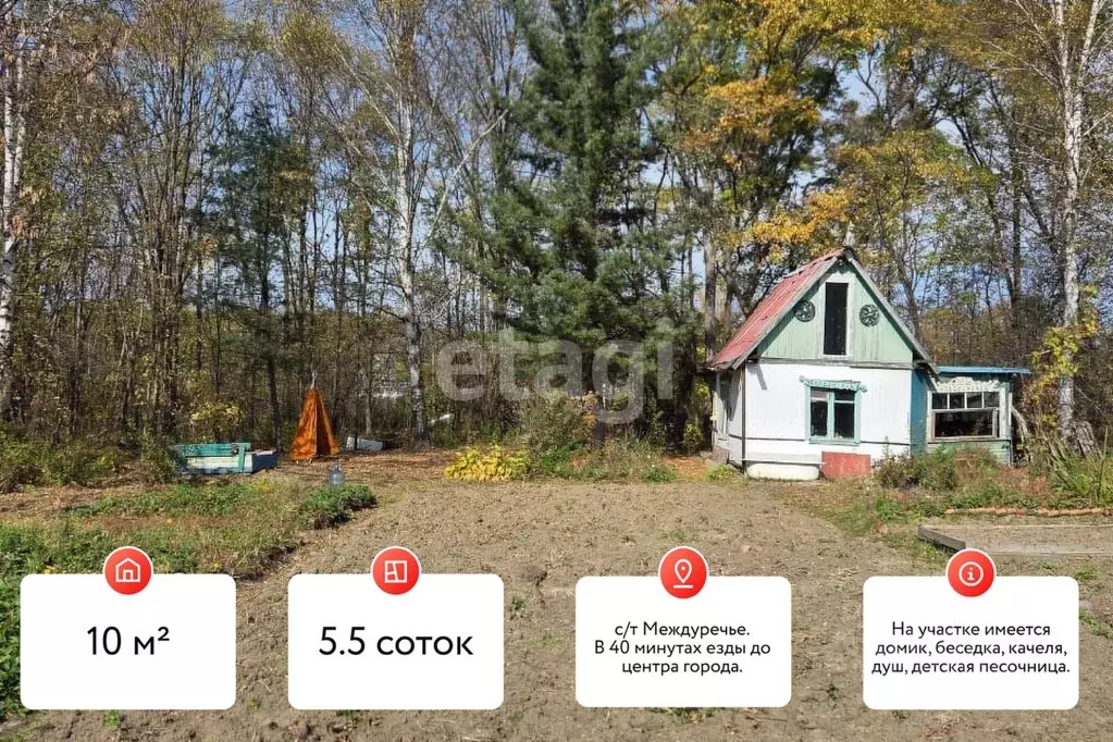 Дом в Хабаровский край, Хабаровский район, Ильинка с/пос, Междуречье ... - Фото 2