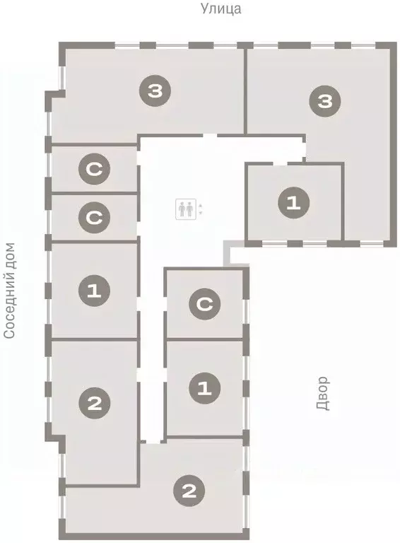 2-к кв. Новосибирская область, Новосибирский район, Краснообск рп, 3-й ... - Фото 1