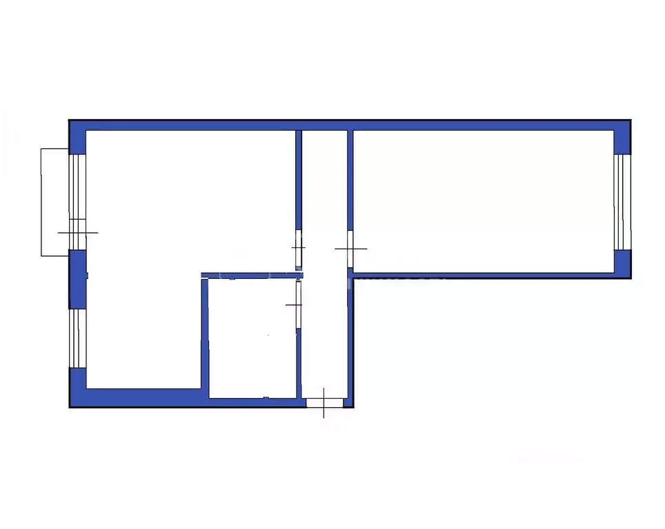 2-к кв. Кемеровская область, Ленинск-Кузнецкий просп. Кирова, 60 (47.1 ... - Фото 2
