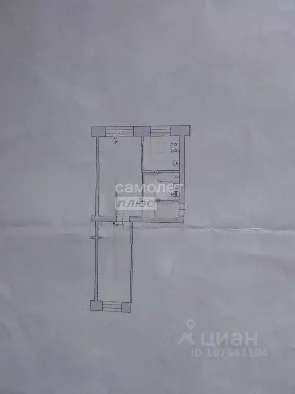 2-к кв. Липецкая область, Липецк Советская ул., 47 (43.8 м) - Фото 2