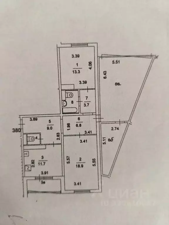 2-к кв. Москва ул. Татьяны Макаровой, 3 (102.0 м) - Фото 2
