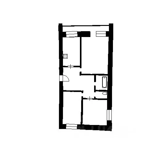 1-к кв. Нижегородская область, Нижний Новгород ул. Глеба Успенского, ... - Фото 2