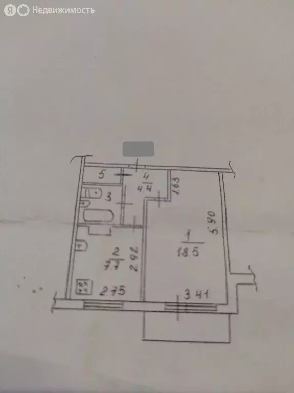 1-комнатная квартира: Вологда, Поселковый переулок, 7 (36 м) - Фото 1