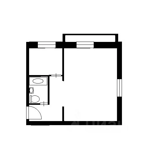 1-к кв. Челябинская область, Миасс ул. Готвальда, 50 (31.3 м) - Фото 2