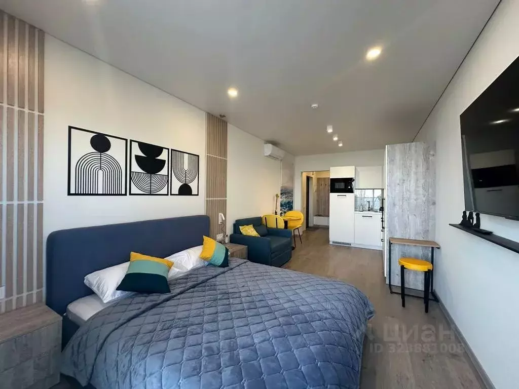 Студия Крым, Алушта ул. Западная, 4к2 (32.0 м) - Фото 1