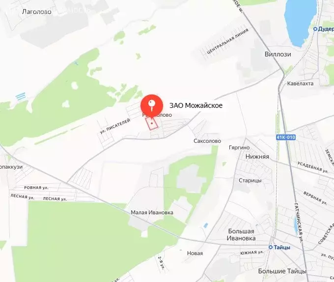 Участок в Виллозское городское поселение, ЗАО Можайское (9.48 м) - Фото 0