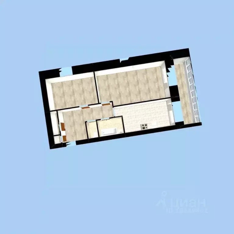 2-к кв. Башкортостан, Уфимский район, д. Николаевка Советская ул., 32 ... - Фото 2