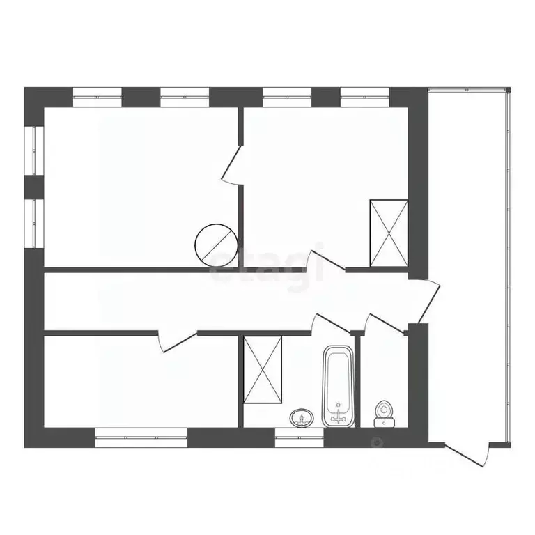 Дом в Свердловская область, Талицкий городской округ, пос. Троицкий ... - Фото 2