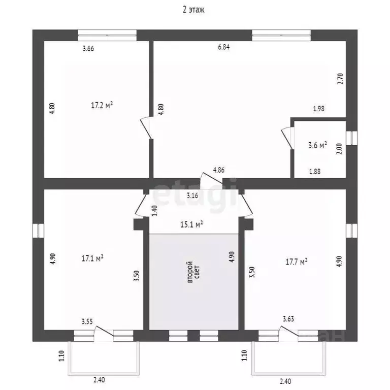 Дом в Севастополь ул. Волнистая, 4 (341 м) - Фото 2