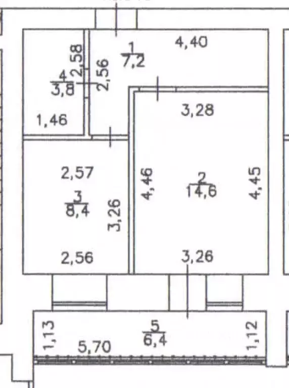 1-к кв. Красноярский край, Красноярск Норильская ул., 16И (35.0 м) - Фото 1