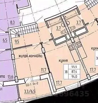 3-к кв. Московская область, Щелково ул. Жегаловская, 29 (94.0 м) - Фото 1