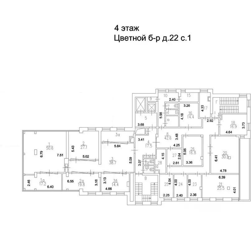 Офис в Москва Цветной бул., 22С1 (474 м) - Фото 1