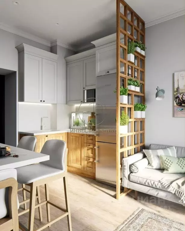 Студия Санкт-Петербург ул. Жуковского, 57 (19.6 м) - Фото 0