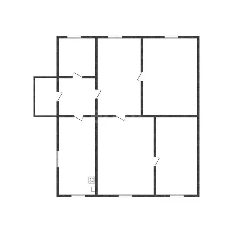 Дом в Курская область, Обоянский район, с. Афанасьево  (54 м) - Фото 2