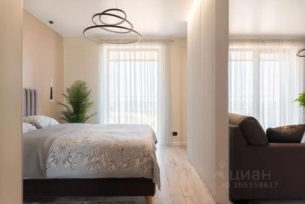 1-к кв. Калининградская область, Зеленоградск ул. Пугачева, 4А (49.0 ... - Фото 1