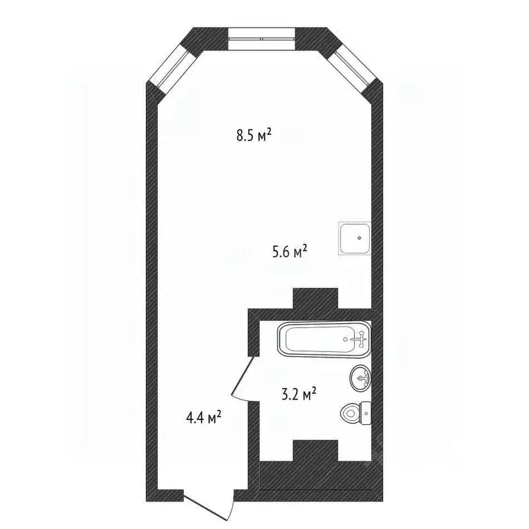 Студия Нижегородская область, Нижний Новгород ул. Героя Жидкова, 6 ... - Фото 2