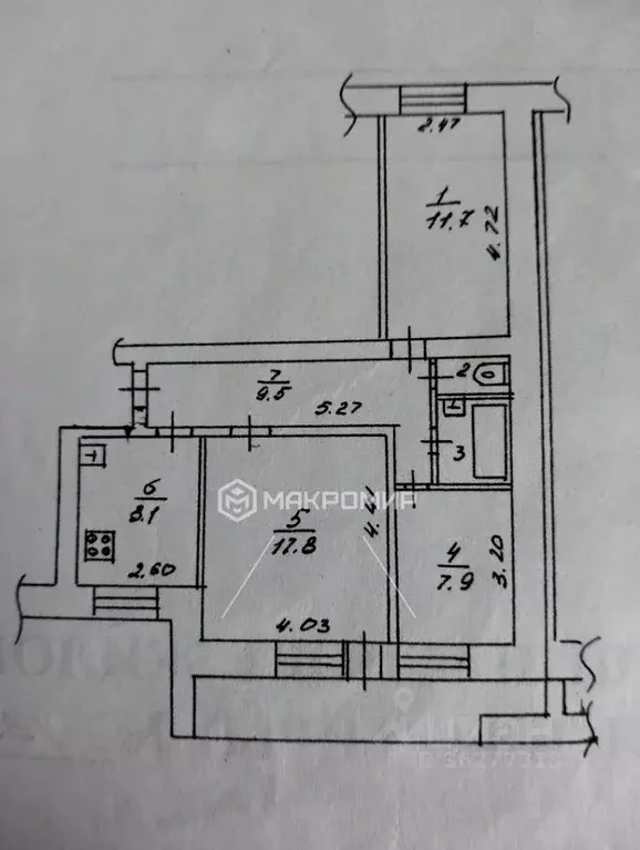 3-к кв. Кировская область, Киров ул. Герцена, 64 (59.0 м) - Фото 0