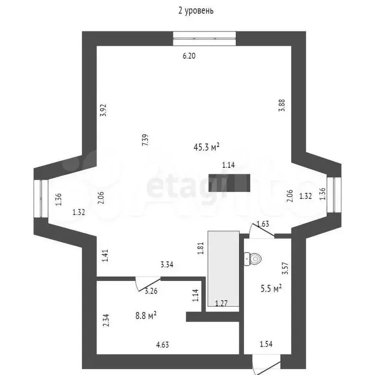 6-к. квартира, 167 м, 4/4 эт. - Фото 0