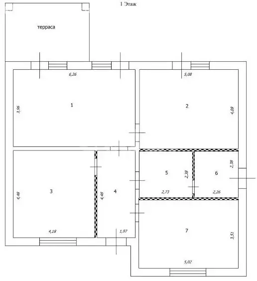 Дом в село Шишино, Рубежная улица (120 м) - Фото 1