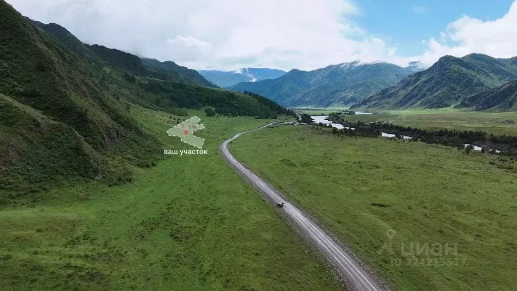 Участок в Алтай, Чемальский район, Куюсское с/пос  (86.83 сот.) - Фото 1