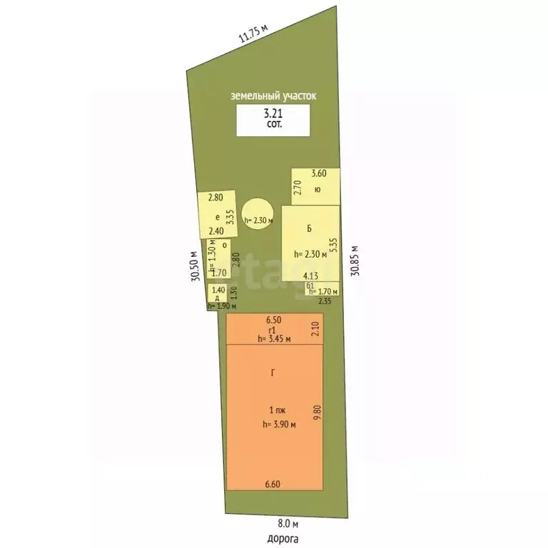 Дом в Ростовская область, Ростов-на-Дону ул. Полторацкого (59 м) - Фото 2