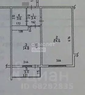 1-к кв. Адыгея, Тахтамукайский район, Яблоновский пгт ул. Кобцевой, ... - Фото 2