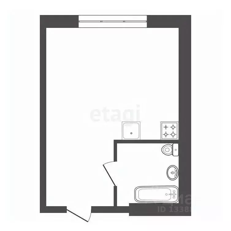 Студия Красноярский край, Красноярск Северо-Енисейская ул., 48а (11.9 ... - Фото 1