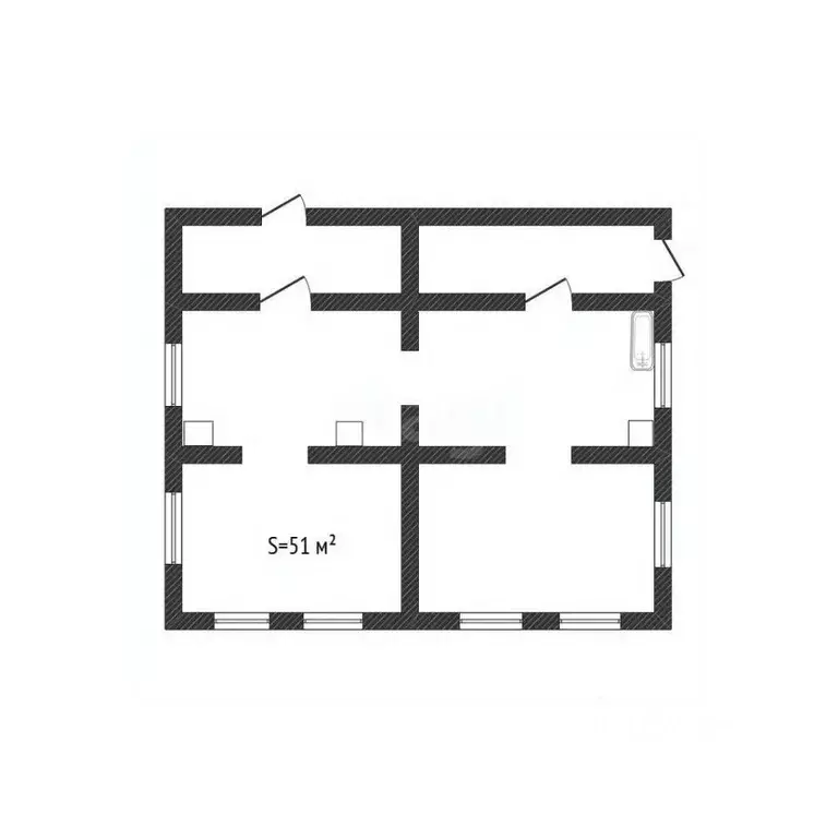 Дом в Алтайский край, Бийск Заводская ул., 62 (51 м) - Фото 2