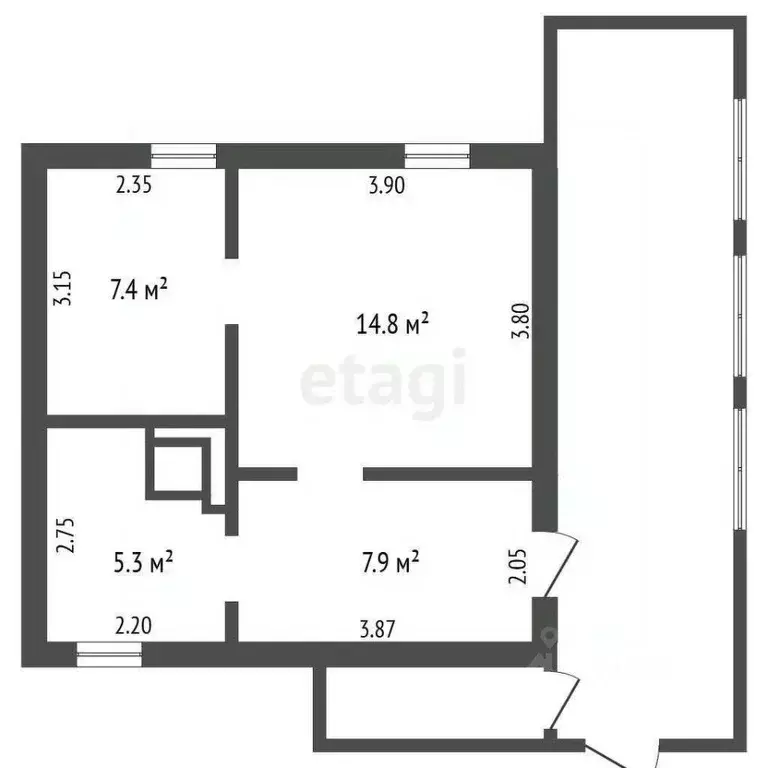 Дом в Кемеровская область, Новокузнецк пер. Пархоменко (38 м) - Фото 2