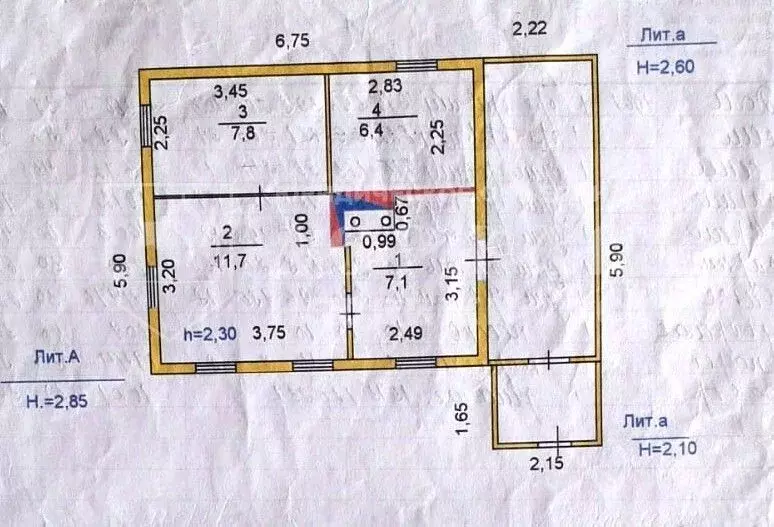 Дом в Кемеровская область, Кемерово Майская ул. (33 м) - Фото 2
