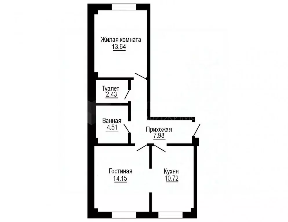 2-к кв. Тюменская область, Тюмень ул. Федюнинского, 3 (63.0 м) - Фото 1