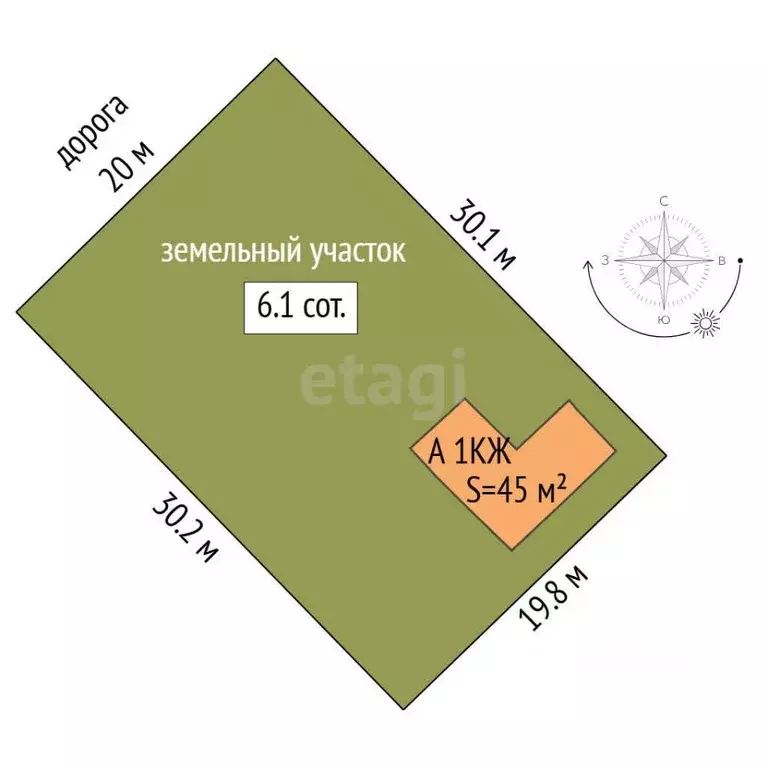 Дом в Тюменская область, Тюмень Надежда-3 СНТ, ул. Железнодорожная (45 ... - Фото 2