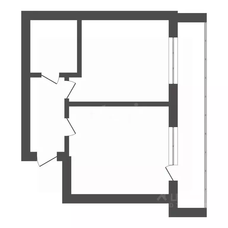 1-к кв. Амурская область, Благовещенский район, с. Чигири Центральная ... - Фото 2