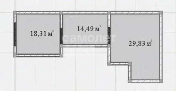 Офис в Краснодарский край, Анапа ул. Шевченко, 65 (62 м) - Фото 2