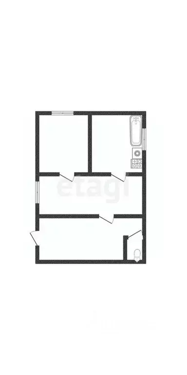 Дом в Белгородская область, Вейделевка рп ул. Октябрьская, 81 (32 м) - Фото 2