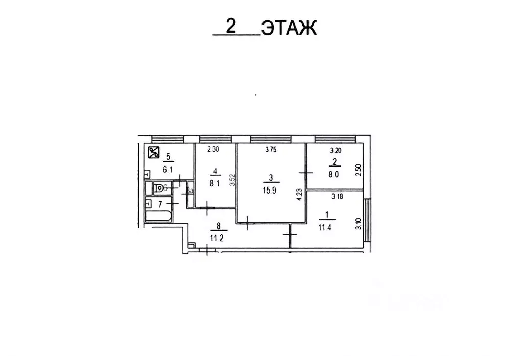 4-к кв. Москва ул. Бестужевых, 21Б (64.1 м) - Фото 1
