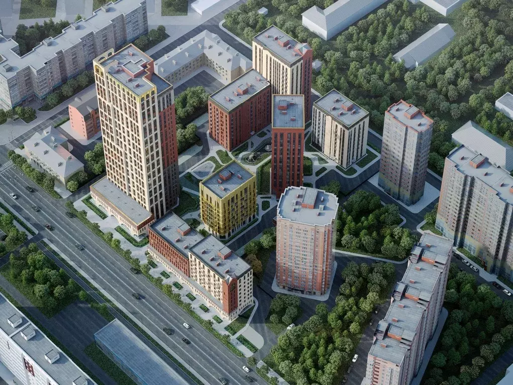 2-к квартира, 56.2 м - Фото 1
